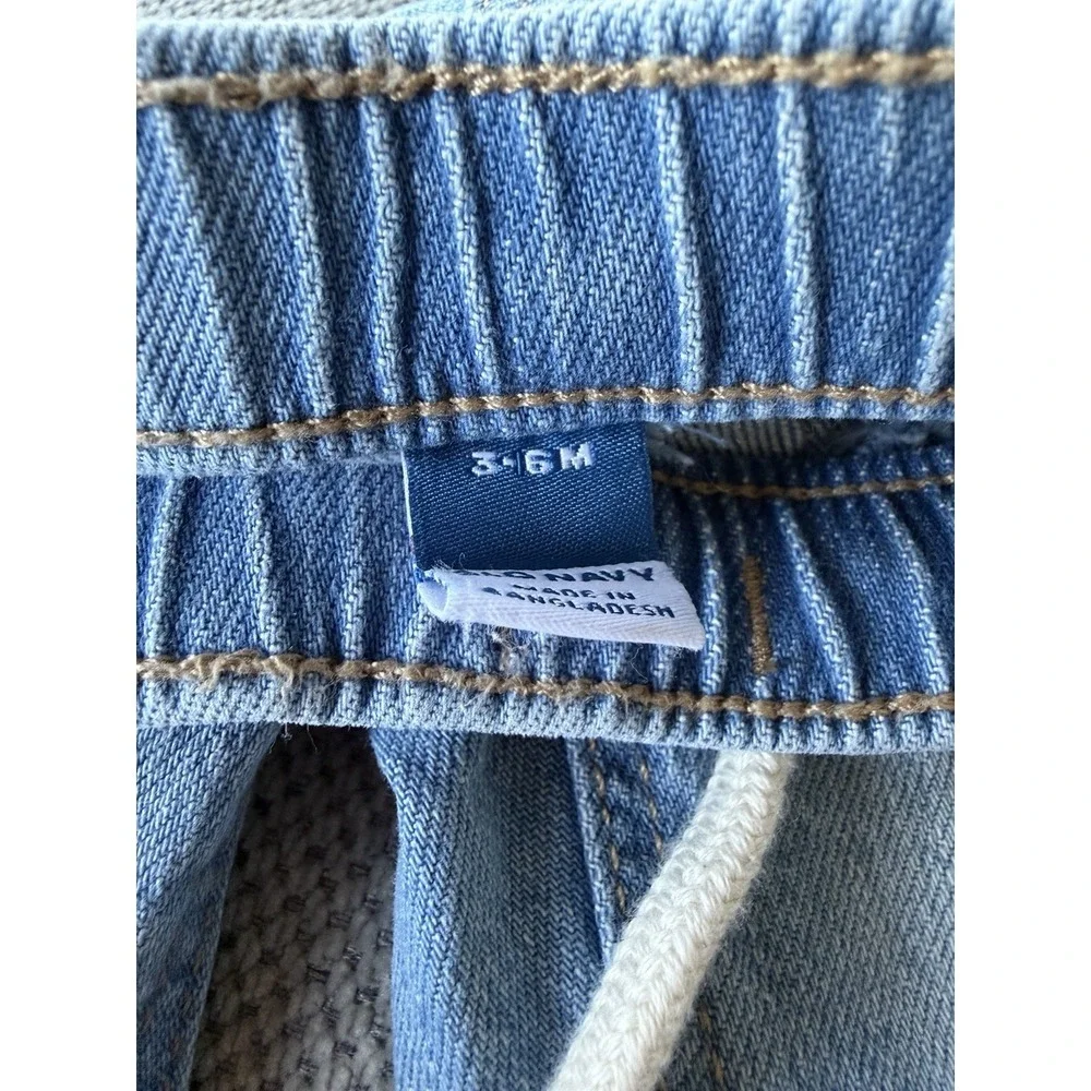 Old Navy Baby Boys Pull-On Skinny Jeans Light Wash Denim 3-6M